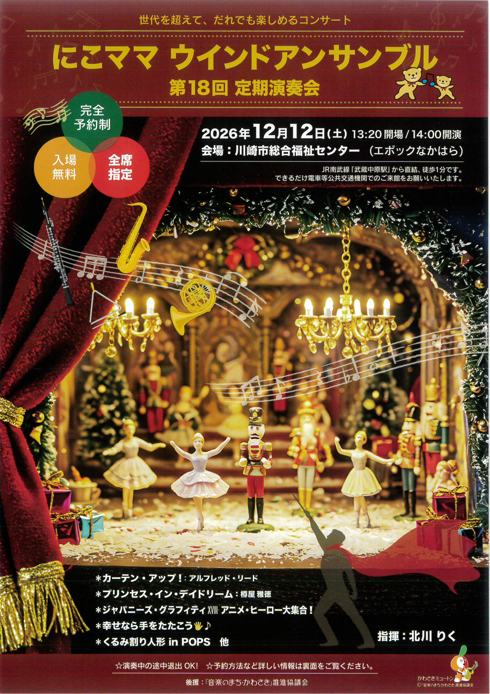 にこママ ウインドアンサンブル 第18回 定期演奏会
